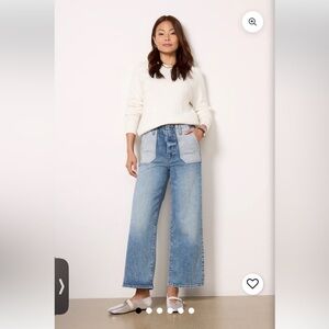 PAIGE Sasha ankle reverse pocket Jeans